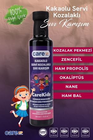 Carekids Kakaolu Zencefilli Servi Kozalaklı Sıvı Karışım 350 ml