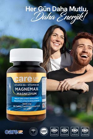Magnezyum Sitrat+Biglisinat+Malat İçeren Tablet 60'lı