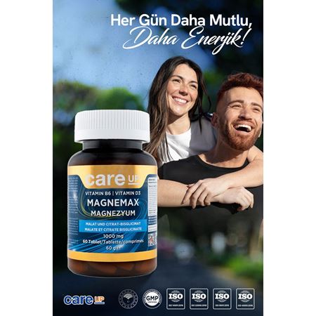 Magnezyum Sitrat+Biglisinat+Malat İçeren Tablet 60'lı