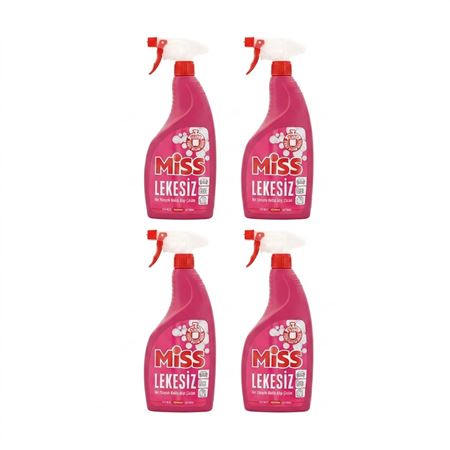 Miss Lekesiz Leke Çıkarıcı 750ml x 4 Adet