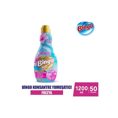 Bingo Soft Konsantre Yumuşatıcı Nem Kokusu Karşıtı 1200MLX6