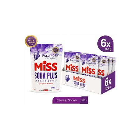 Miss Soda Plus Lavanta Foşur Foşur 6 x 500 Gr