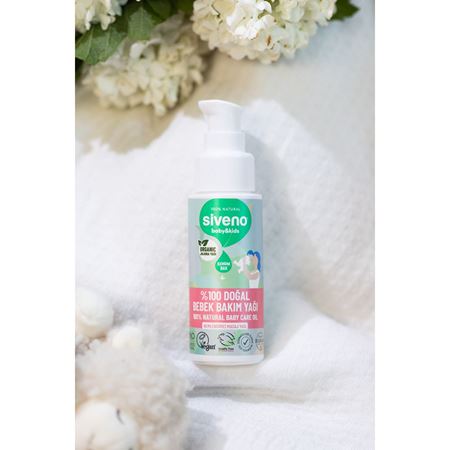 Siveno %100 Doğal Bebek Yağı Organik Jojoba Bakım Masaj Yağı Parafinsiz Bitkisel Vegan 50 ml