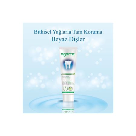 Agarta 2 Adet Doğal Florürsüz Bitki Özlü Diş Macunu 100 ml