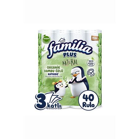 Plus Natural 40'lı Tuvalet Kağıdı