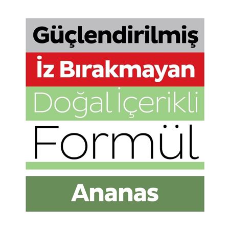 Sleepy Meyve Serisi Yüzey Temizlik Havlusu Mendili Ananas+Pomelo+Portakal 6X100 (600 Yaprak)