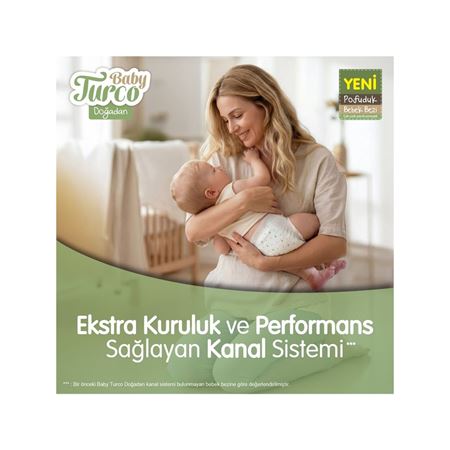 Baby Turco Doğadan Süper Avantaj Paketi Pofuduk Külot Bez 4 Numara Maxi 200 Adet