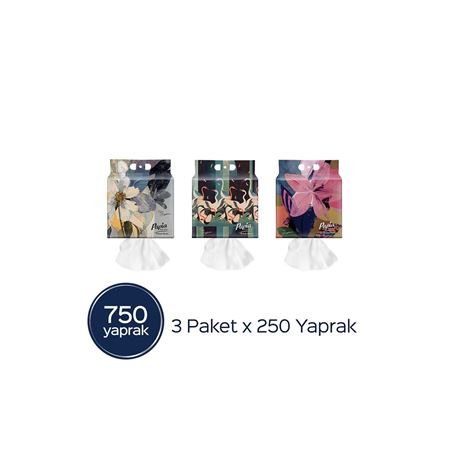 Papia Home Asmalı Havlu 750 Yaprak (3 Paketx250 Yaprak)