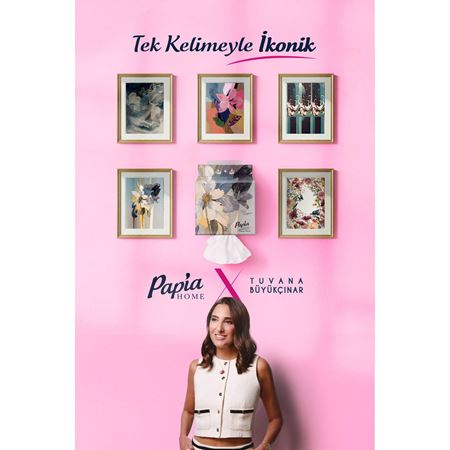 Papia Home Asmalı Havlu 1500 Yaprak