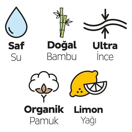 Sleepy Extra Islak Bebek Havlusu - 12 Paket, 840 Yaprak, Limon Kokulu, Alkol İçermez, Doğal Bambu ve Organik Pamuk Lifli