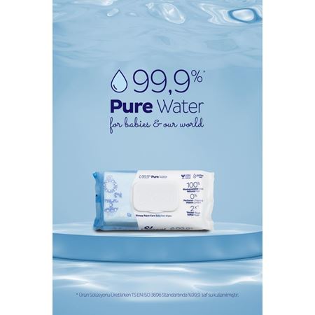 Sleepy Aquacare H2O Yenidoğan Islak Bebek Havlusu 12X50