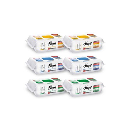 Sleepy Easy Clean Beyaz Sabun Katkılı+Çamaşır Suyu Katkılı+Arap Sabunu Katkılı 6x100 (600 Yaprak)