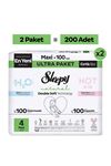 Natural Double Soft Ultra Fırsat Paketi Bebek Bezi 4 Numara Maxi 200 Adet
