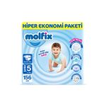Bebek Bezi 5 Beden Junior Hiper Ekonomi Paketi 156 Adet