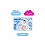 Molfix Bebek Bezi 4 Beden Maxi Aylık Fırsat Paketi 160 Adet