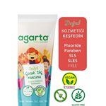 Agarta 3 Adet Doğal Florürsüz Çocuk Diş Macunu Çilekli 75 ml