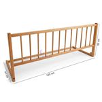 Lunvia Süper Star 120x50 cm Doğal Ahşap Yatak Bariyeri Güvenlik Bariyeri - Hemnes Divan Uyumlu Hemnes Divan Uyumlu