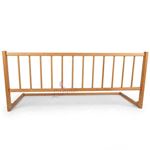 Lunvia Süper Star 120x50 cm Doğal Ahşap Yatak Bariyeri Güvenlik Bariyeri - Hemnes Divan Uyumlu Hemnes Divan Uyumlu