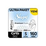 Sleepy Bio Natural Premium Plus Airbag Comfort Ultra Paket Bebek Bezi 5 Numara Junior 160 Adet