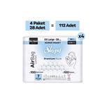 Sleepy Bio Natural Premium Plus Airbag Comfort Ultra Paket Bebek Bezi 7 Numara Xxlarge 112 Adet