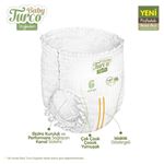 Baby Turco Doğadan Süper Avantaj Paketi Pofuduk Külot Bez 6 Numara Xlarge 124 Adet
