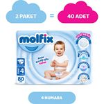 Molfix Bebek Bezi 4 Beden Maxi Fırsat Paketi 80 Adet